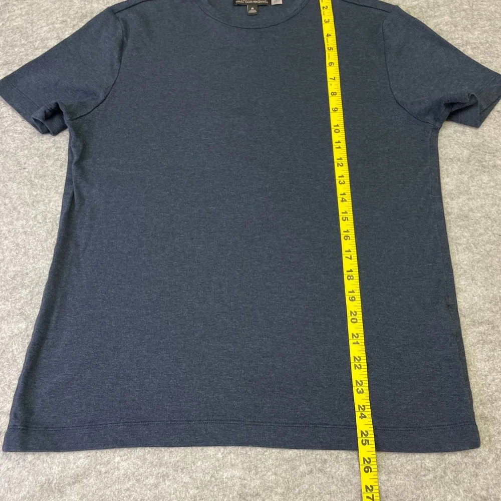 Banana Republic Mens Luxury Touch Performance T-Shirt Navy Blue Heather M